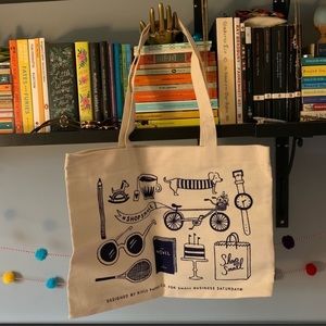 Rifle Paper Co. • Shop Small Canvas Tote •